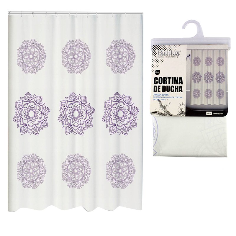 

Занавеска в ванную Bathlux Flor de clasico 60503 (132631)