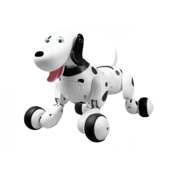 

Собака робот на радиоуправлении Smart-Dog 777-338-1 Интерактивная игрушка Белый с черным