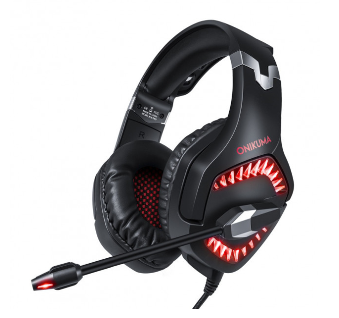 

Наушники игровые ONIKUMA Gaming LED K1 Pro Black/Red