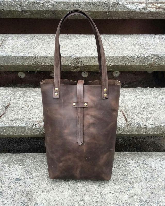 

Сумка Bagster из натуральной кожи ручной работы