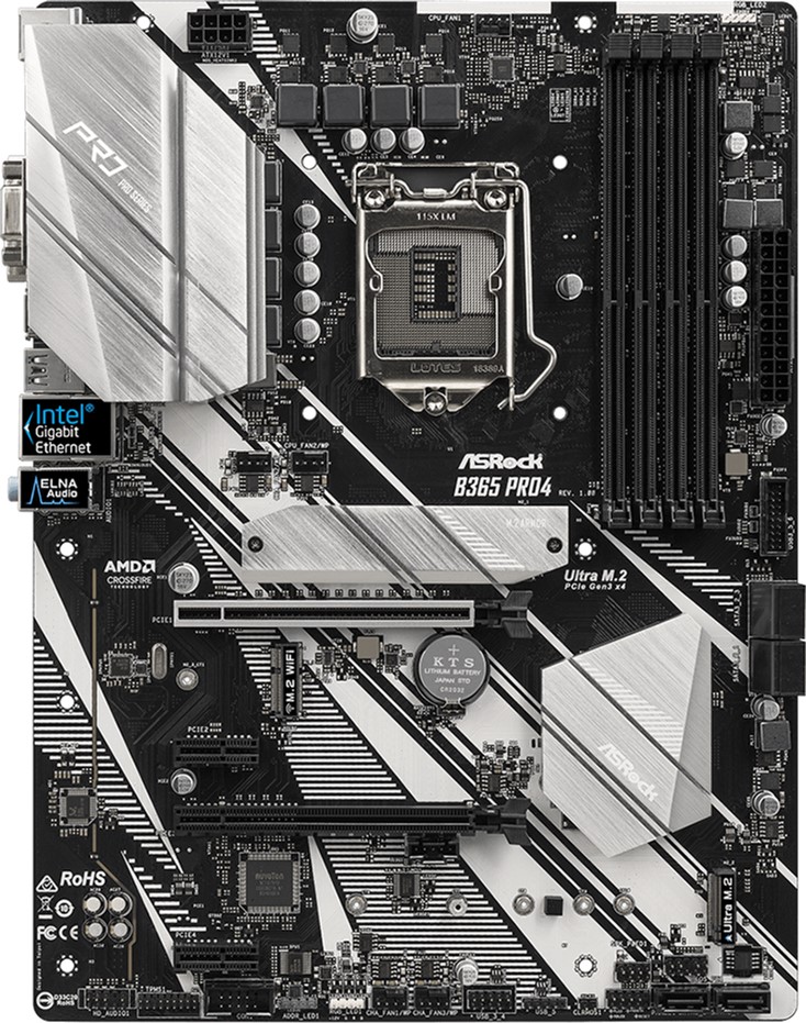 

Материнская плата ASRock B365 Pro4 (s1151, Intel B365, PCI-Ex16)