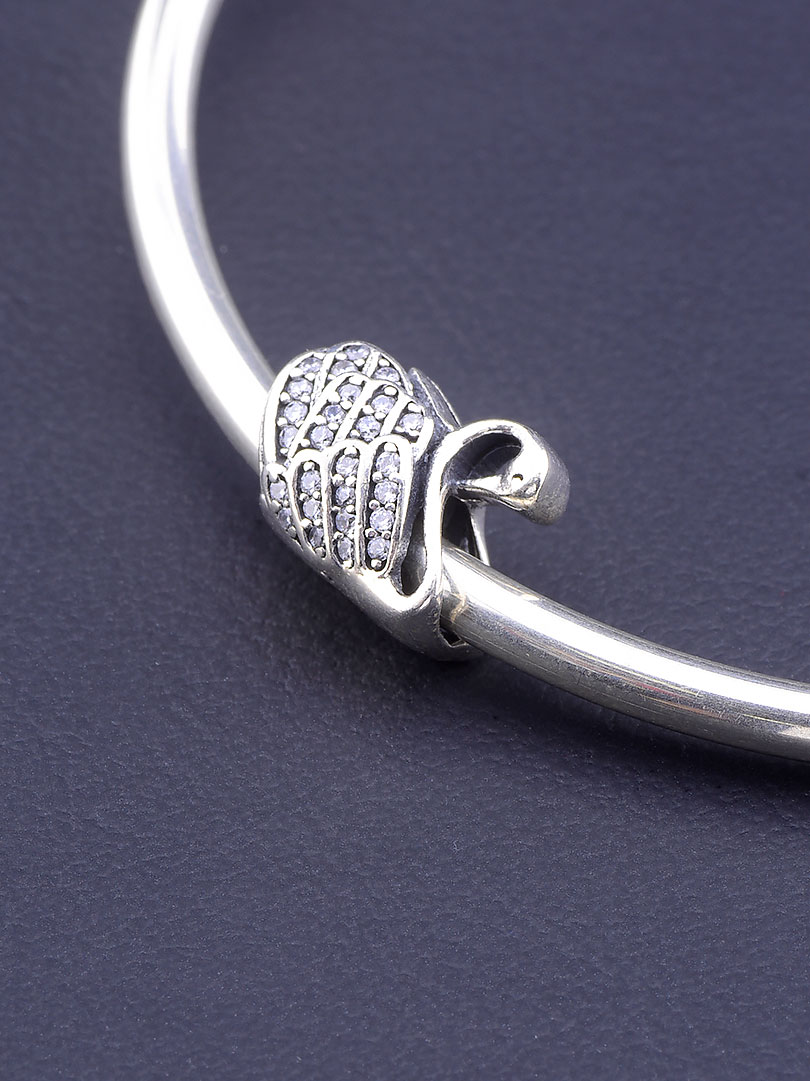 

Шарм Лебедь Pandora Style Фианит Серебро(925) 077303