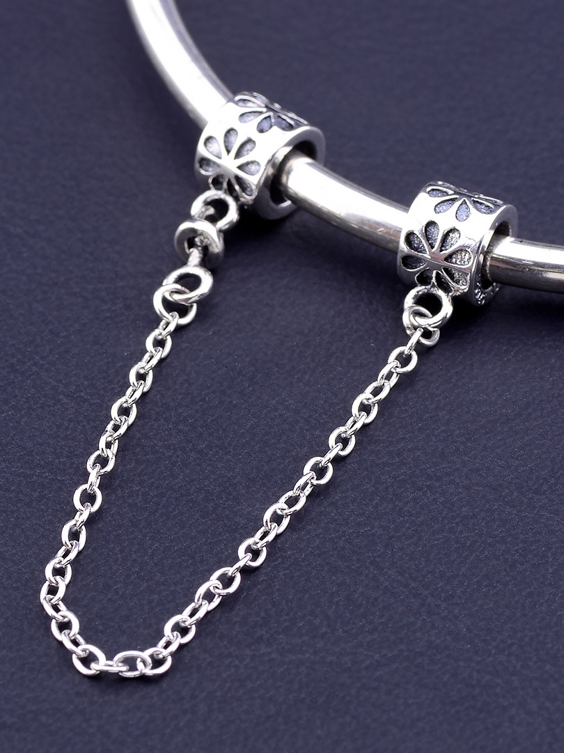 

Соединительная защитная цепочка Pandora style Серебро(925) 7 см. 082965