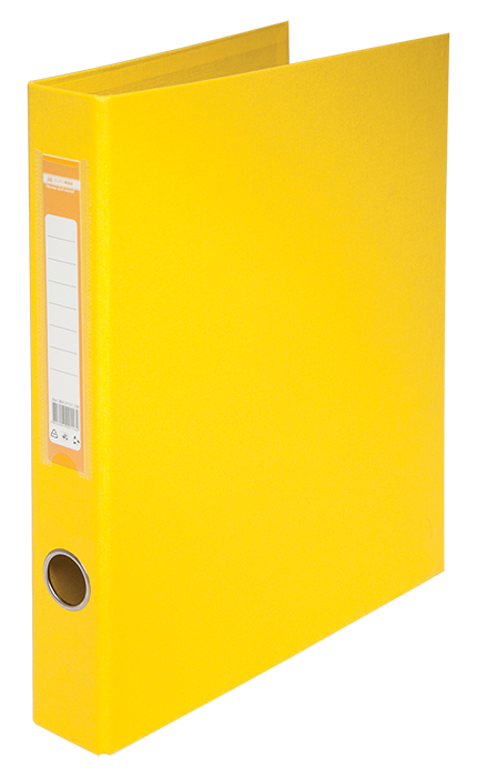 

Регистратор Buromax А4 кольцевой механизм 2 кольца желтый (BM.3101-08)