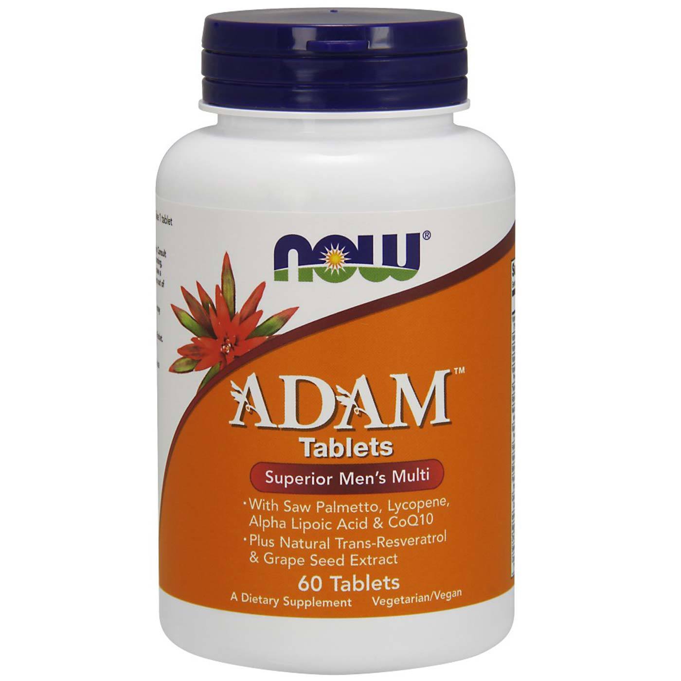 

Витаминно-минеральный комплекс Now Foods Супер Мультивитамины для Мужчин Adam 60 таблеток