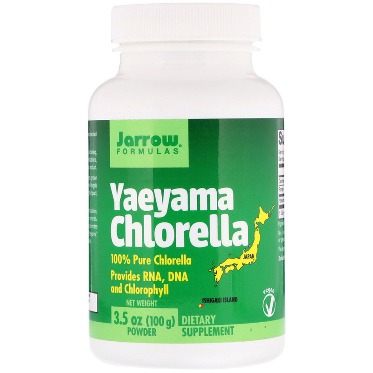 

Природные добавки Jarrow Formulas Хлорелла порошок Yaeyama Chlorella 100 г