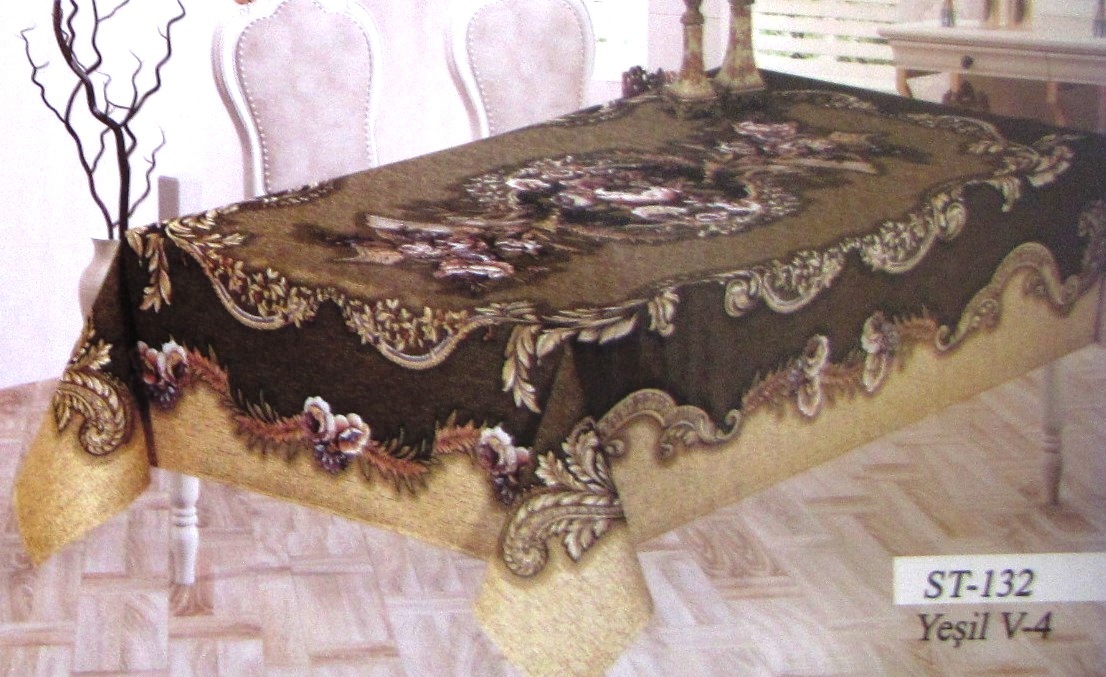 

Скатерть Sagol ST-132V4 Yesil Гобелен 160х220