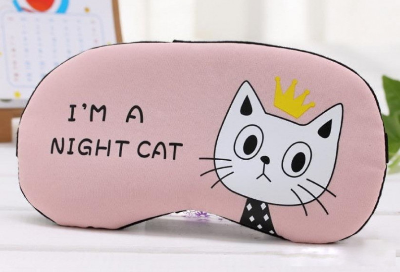

Маска для сна Sweet Dreams Night cat pink 122842