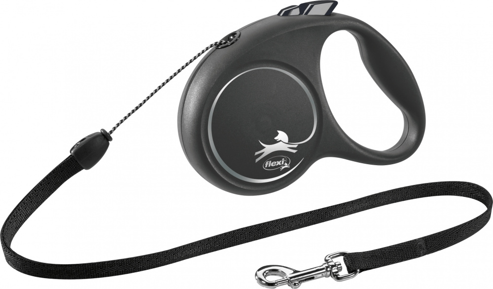 

Поводок рулетка Flexi "BLACK DESIGN" S 5м до 12кг черный (TX-12251)