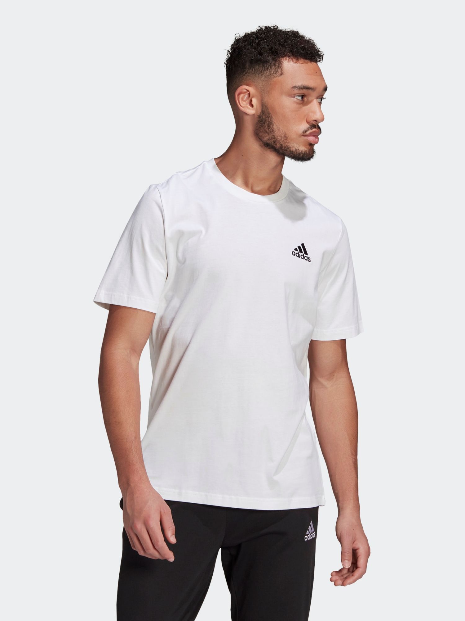 

Футболка Adidas M Sl Sj T GK9640 S White/Black