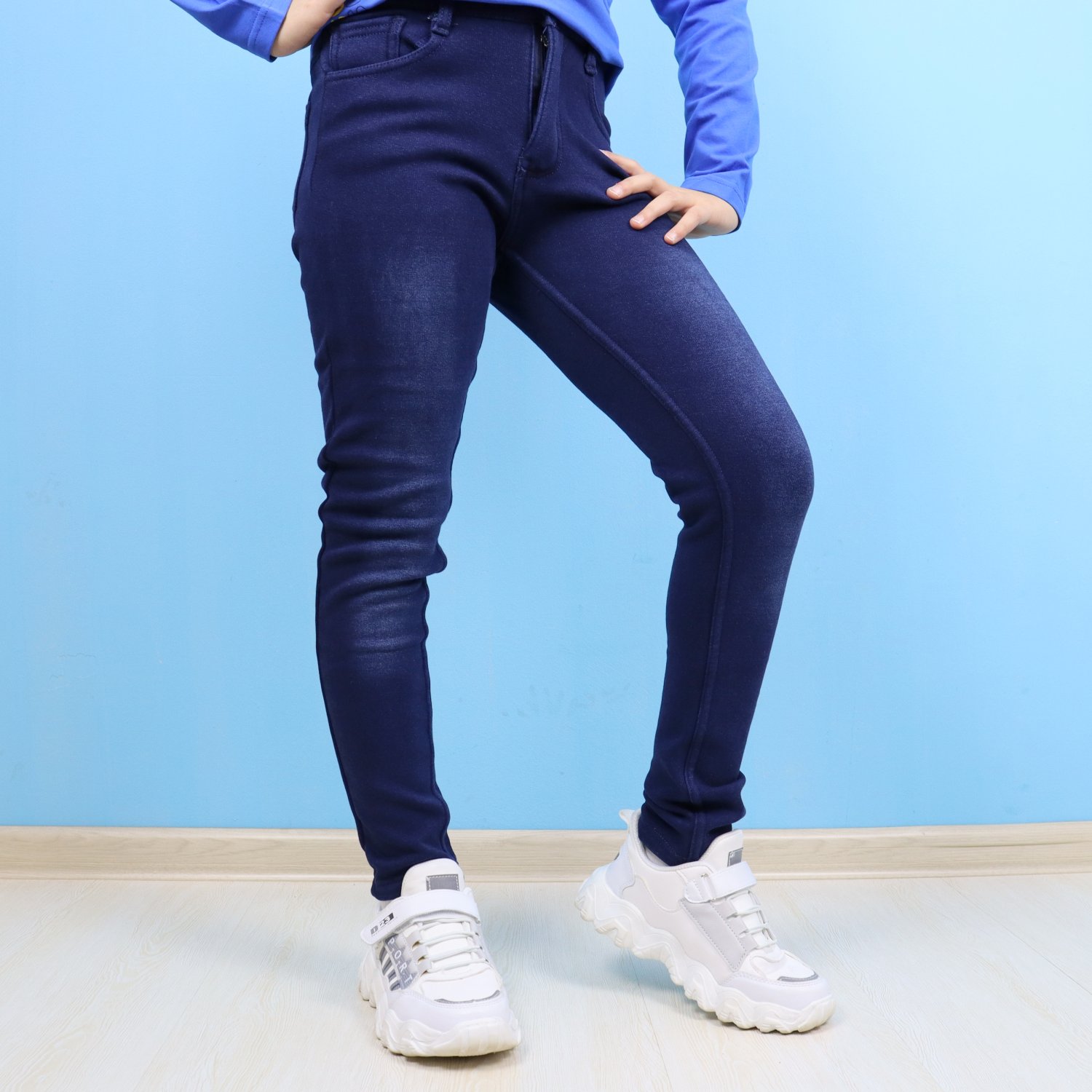 

Брюки для девочки F&D Kids (9853) Размер 10, 140 см Синий