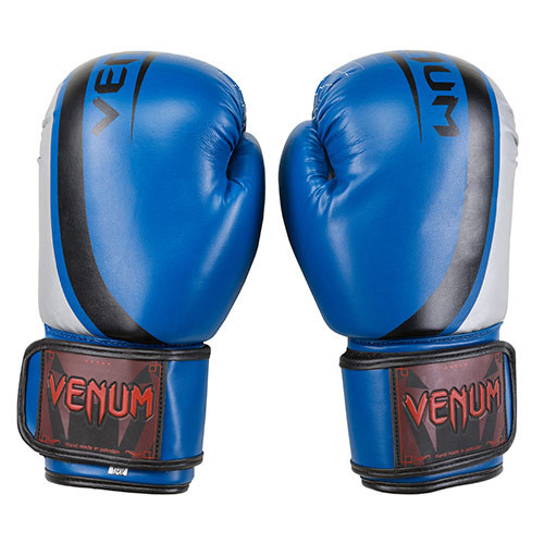 

Боксерские перчатки Venum, DX-55, 12oz, синий-серебро