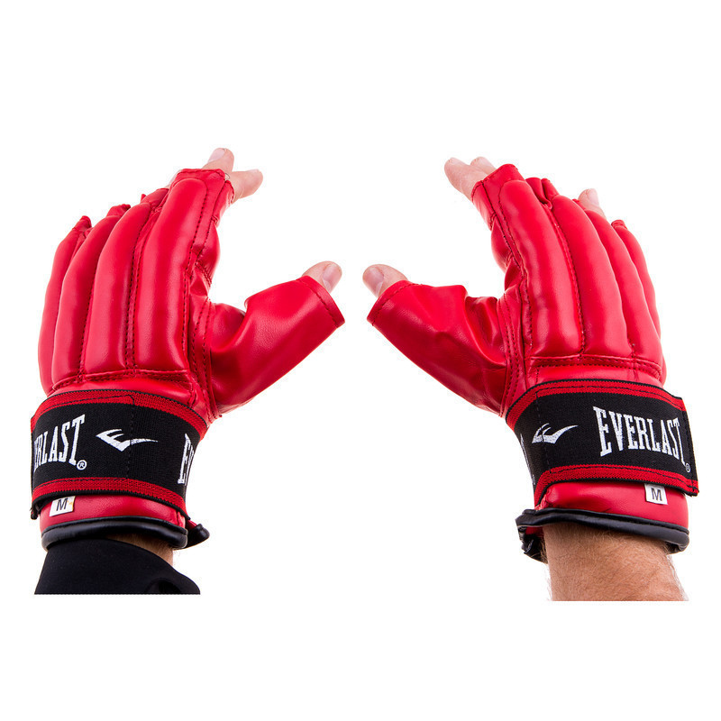 

Перчатки шингарты Everlast RexionStrap DX, L, красный
