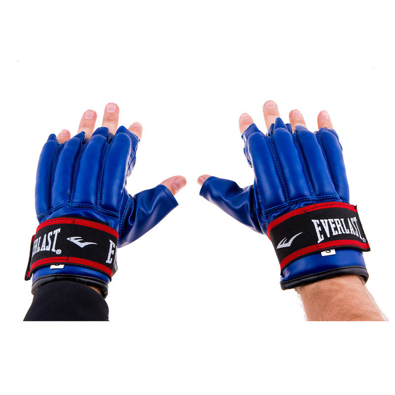 

Перчатки шингарты Everlast RexionStrap DX, М, синий