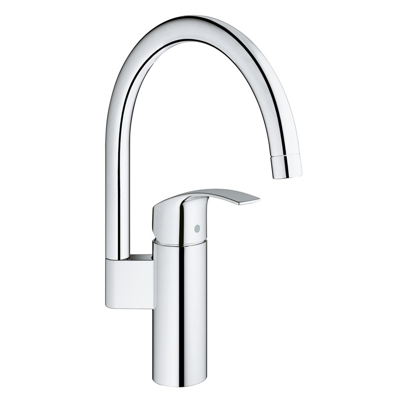 

Смеситель для кухни Grohe Eurosmart хром