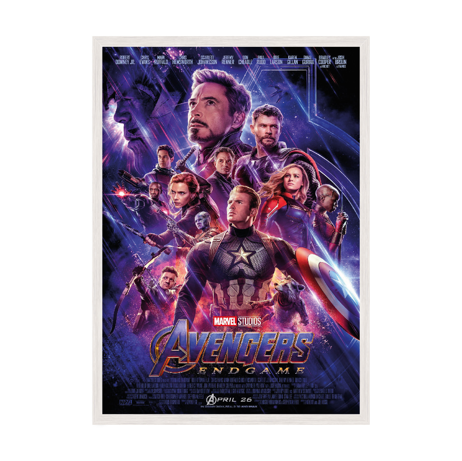 

Постер в рамке MY POSTER 420x594 мм White "Мстители - Конец Эпохи"