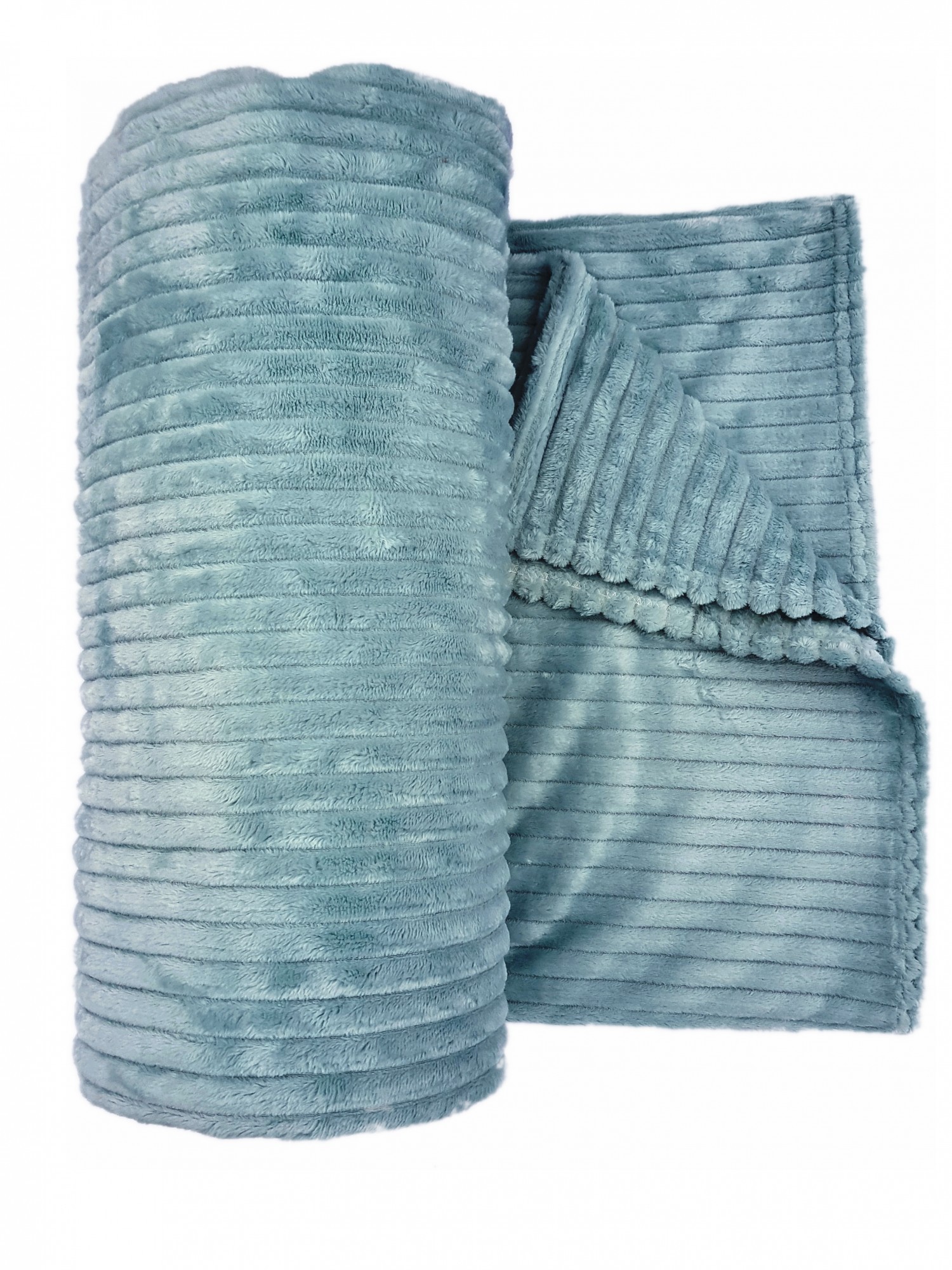 

Плед ZeinTex Полосатик 200×220 см Бирюзовый (13707-15)