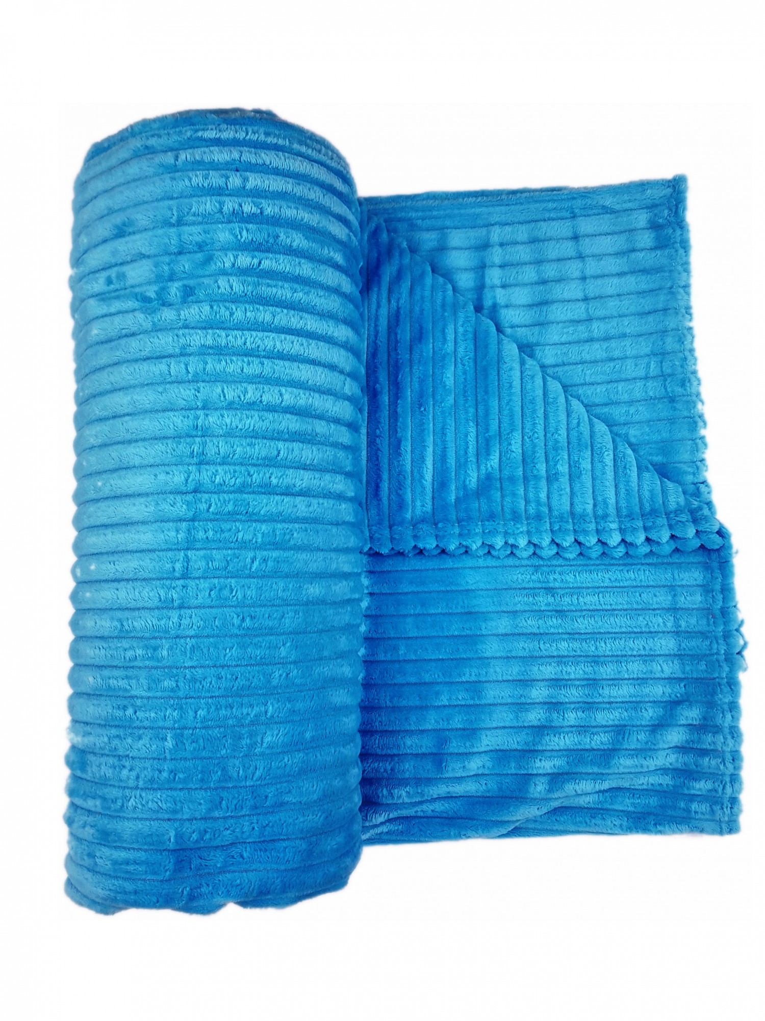 

Плед ZeinTex Полосатик 200×220 см Голубой (13707-14)