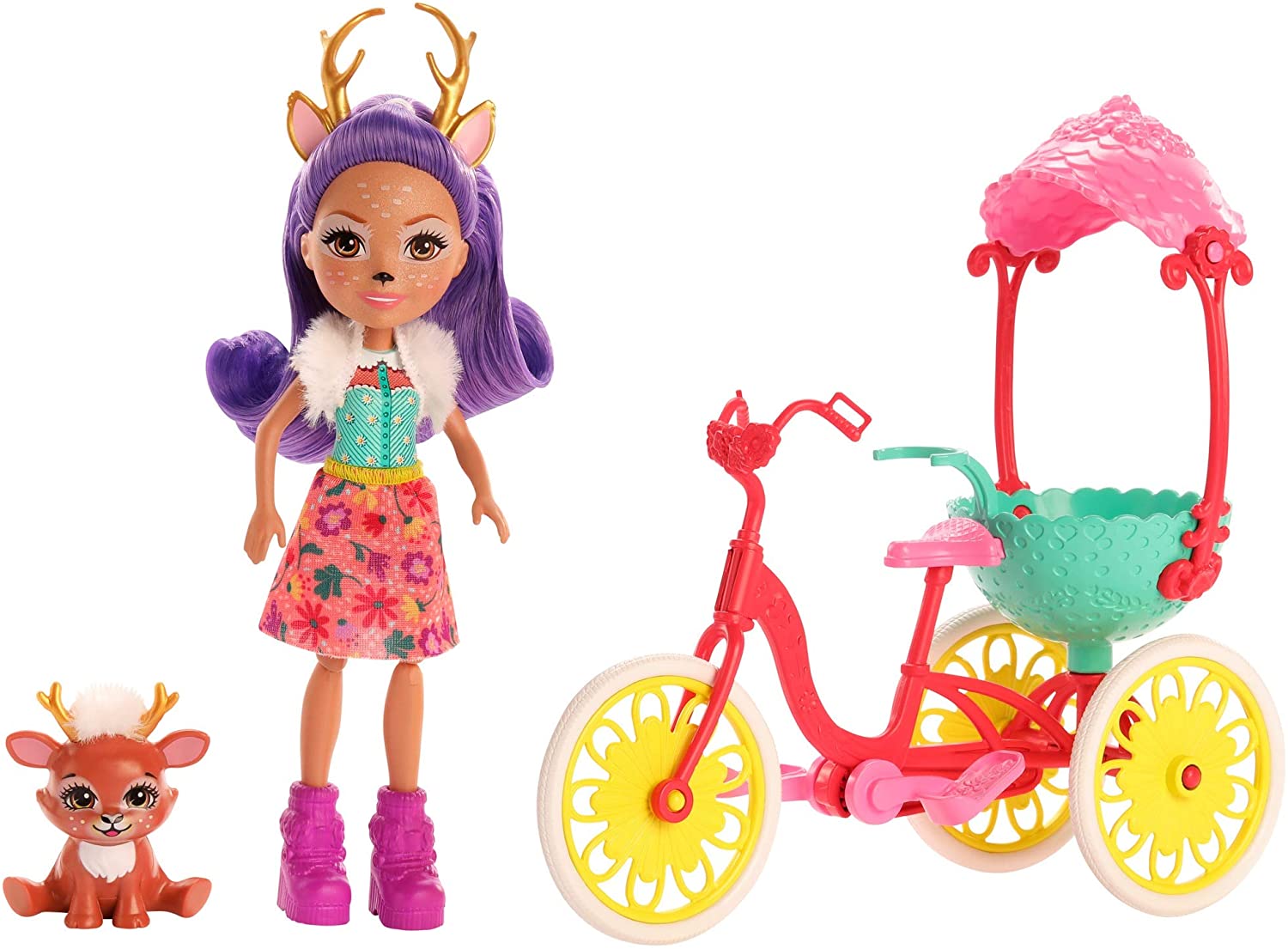 

Игровой набор Enchantimals Трилосипед Денисы и Спринта (GJX30)