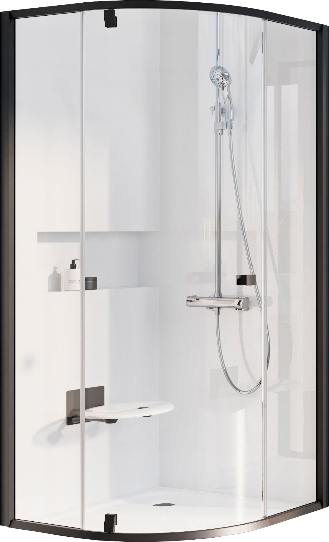 

Душевая кабина RAVAK Pivot PSKK3-90 Black+Glass Transparent 37677300Z1