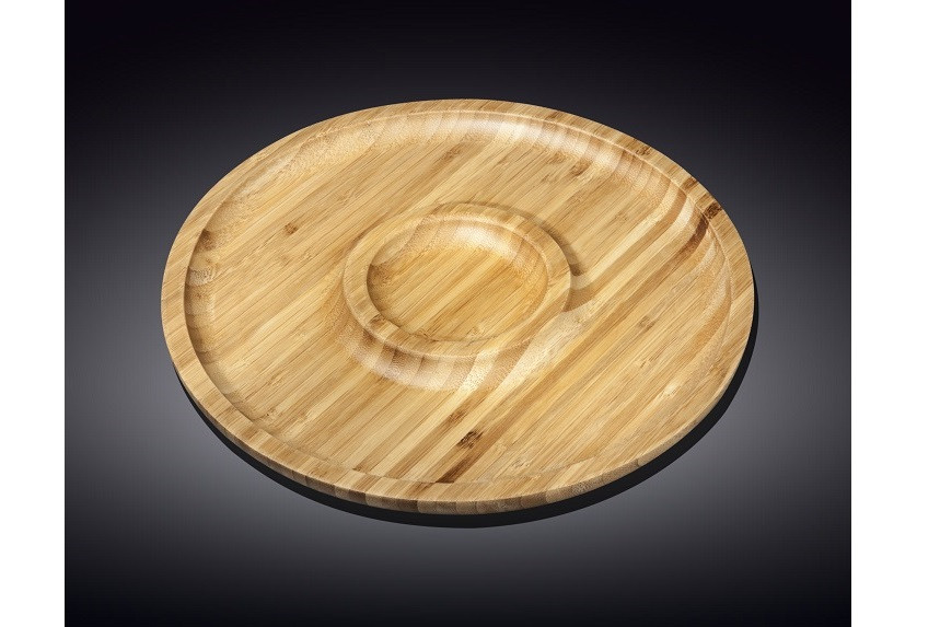 

Блюдо бамбуковое для подачи Wilmax Bamboo 30,5 см WL-771048