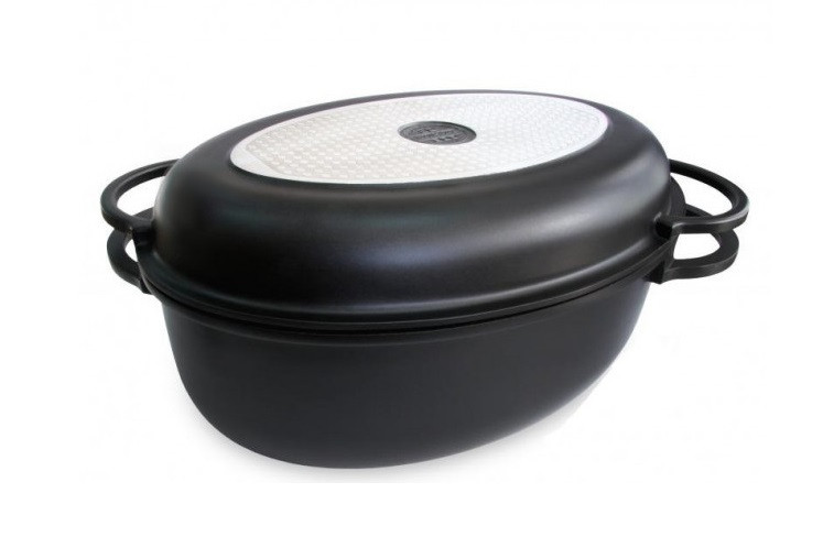 

Гусятниця з крышкой-сковородой антипригарная Lessner Black Pro 8,6 л 55874