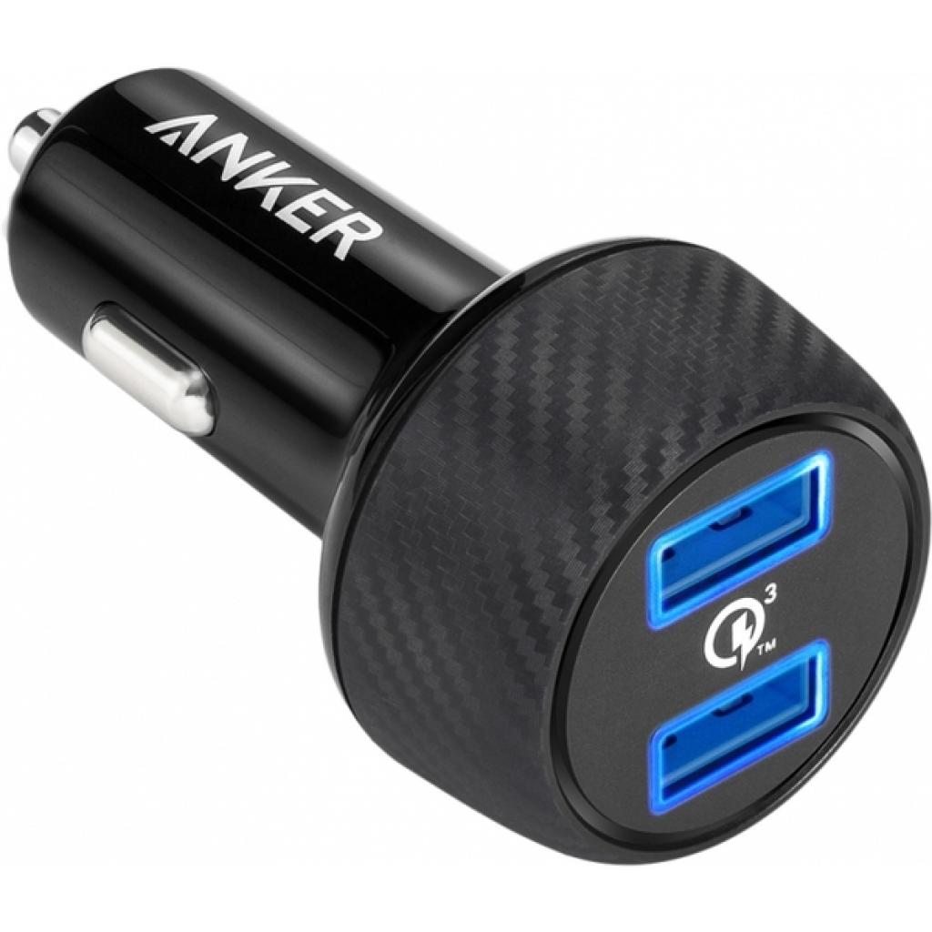 

Зарядний пристрій Anker PowerDrive - 2 Quick Charge 3.0 Ports V3