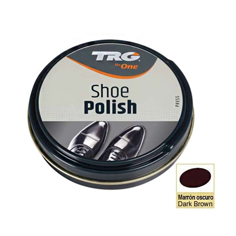 

Крем для полировки обуви темно-коричневый Trg Shoe Polish, 50 мл