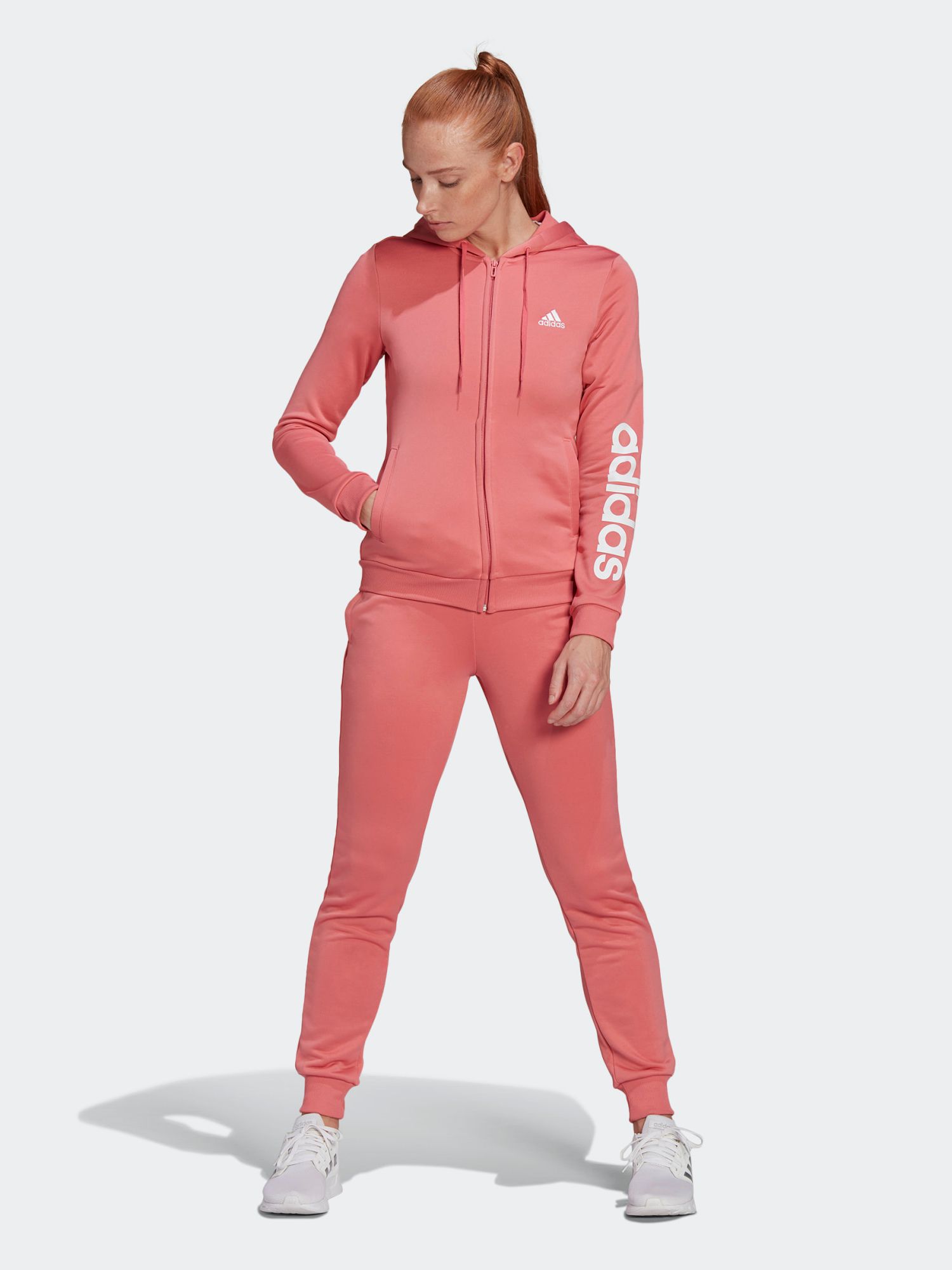 

Спортивный костюм Adidas W Lin Ft Ts GM5578 XL Hazros/White
