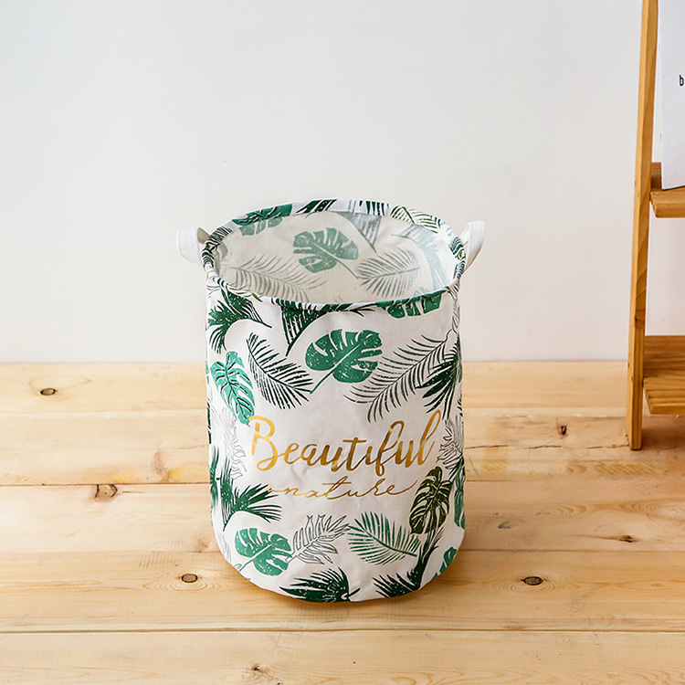 

Корзина для игрушек, белья, хранения Тропические растения Berni Home Белый (49418)