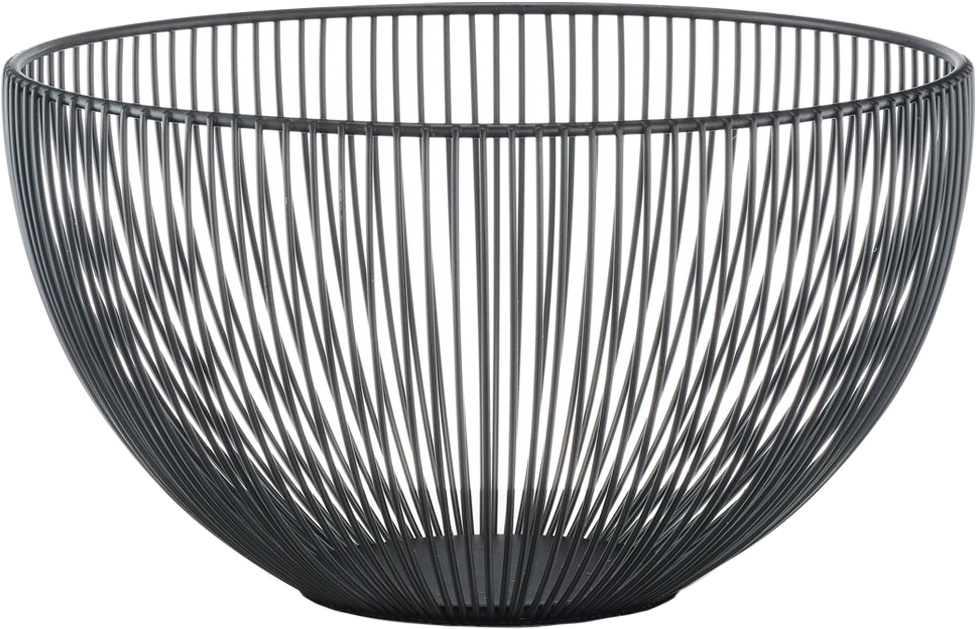 

Ваза для фруктов Zeller 25x14 см Черная