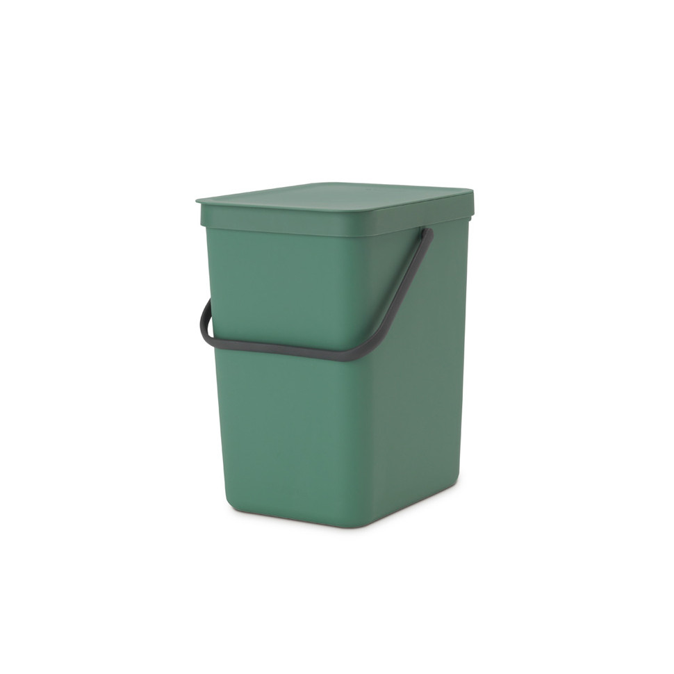 

Ведро для мусора Brabantia Sort&Go 25 л (тёмно-зелёное)
