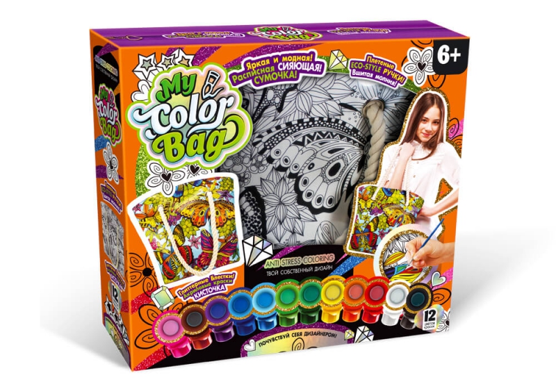

Набор для творчества Danko Toys My Color Bag сумка-раскраска (6833DT/COB-01-03)