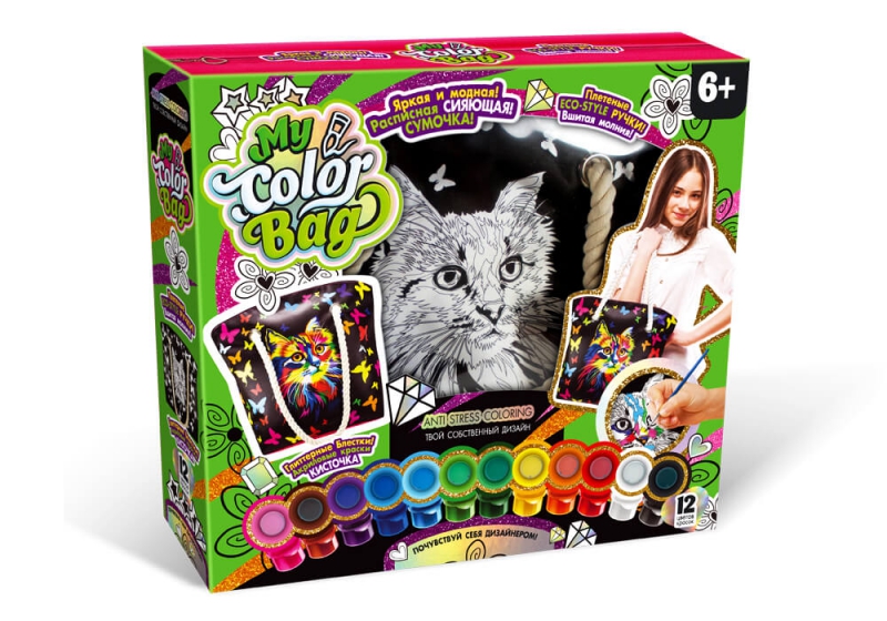 

Набор для творчества Danko Toys My Color Bag сумка-раскраска (6833DT/COB-01-05)