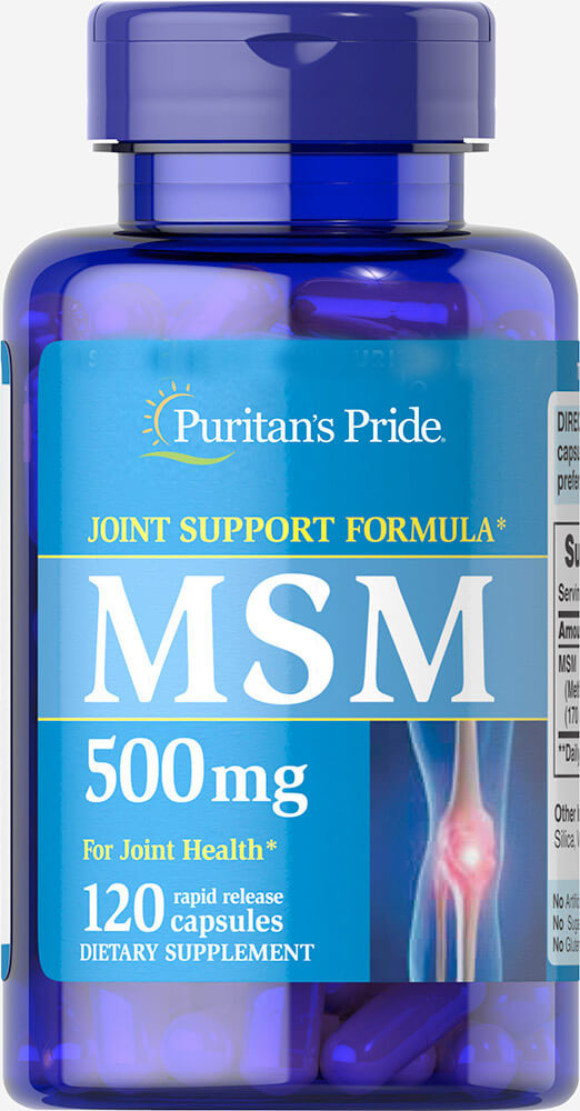 

Специальный продукт Puritan's Pride MSM 500 mg 120 капсул (4384301615)