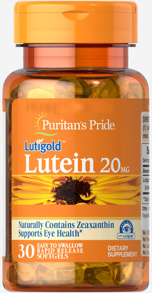 

Витамины Puritan's Pride Lutein 20 mg with Zeaxanthin 30 капсул (4384301595)