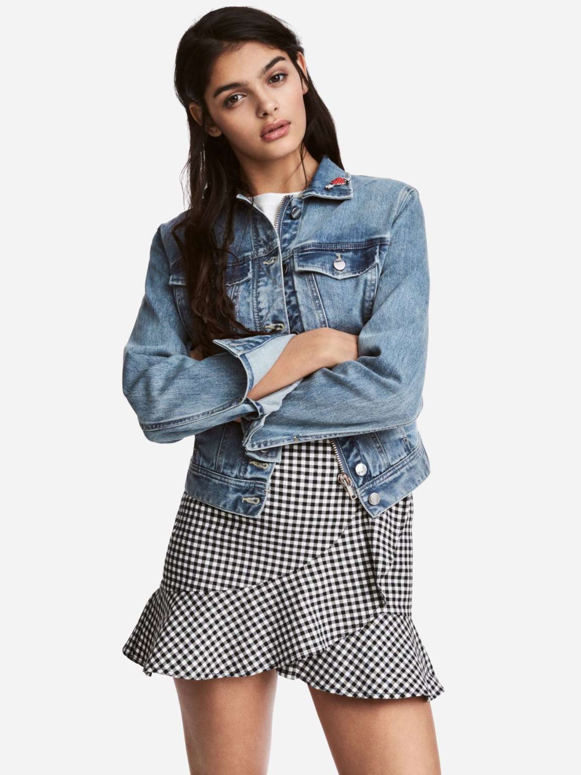 

Джинсовая куртка H&M Divided 04614735 32 Светло-голубой