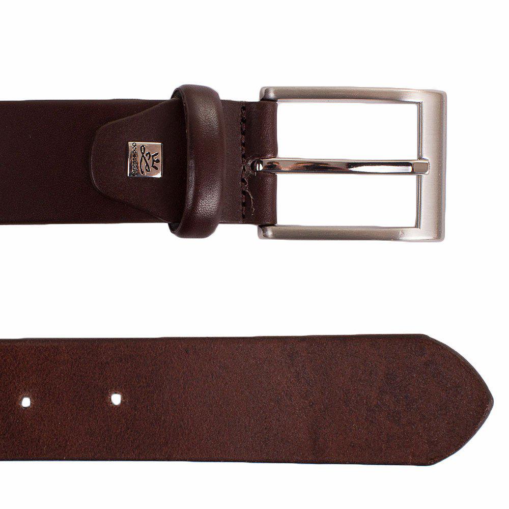 

Мужской кожаный ремень (FARE961-023) Lindenmann 120х3,3 см Коричневый 000130798