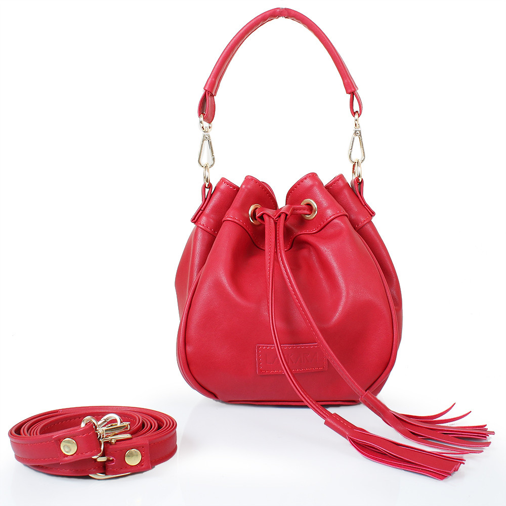 

Женская сумка (LK10195-red) Laskara 17,5х18х16,5 см Красный 000132485