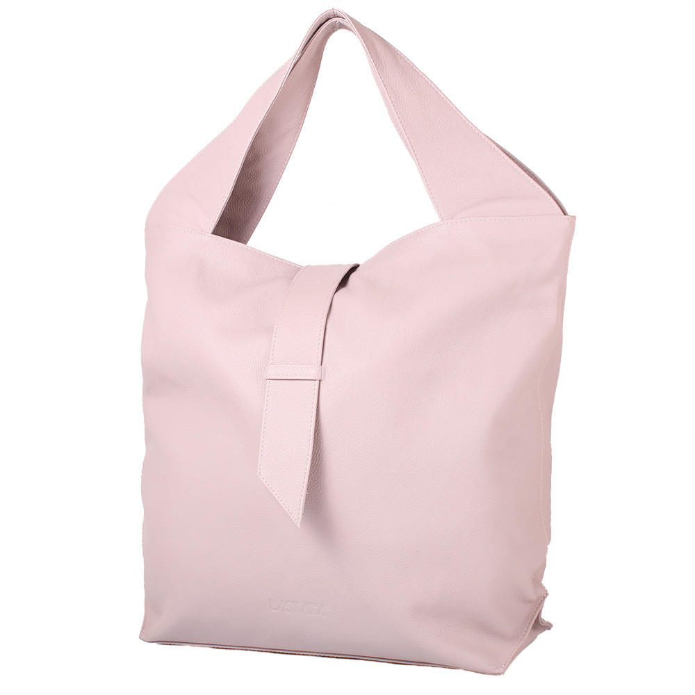 

Женская кожаная сумка-хобо (LK-DS258-rose) Laskara 44х39х16 см Розовый 000132942