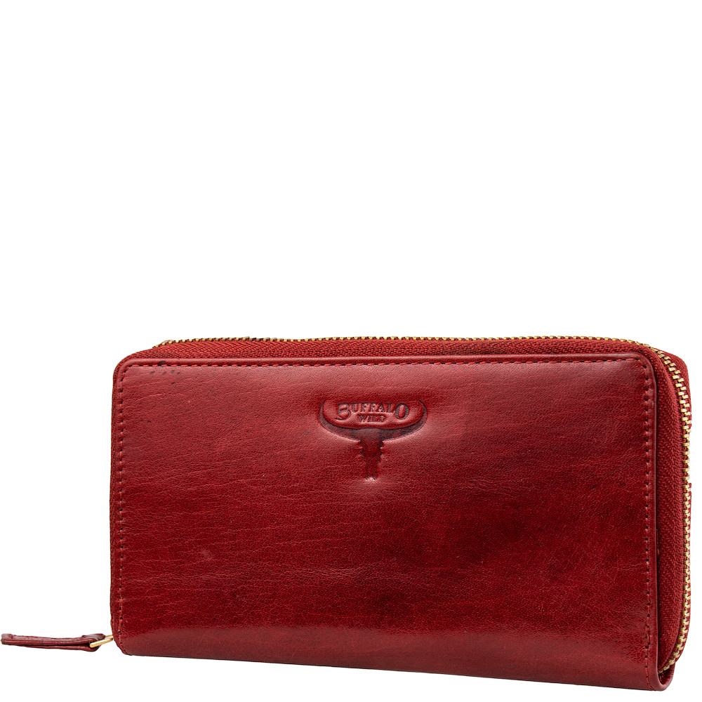 

Мужской кожаный кошелек (DNK556-BWJ-red) Buffalo Wild 18,5х10х2 см Красный 000133474