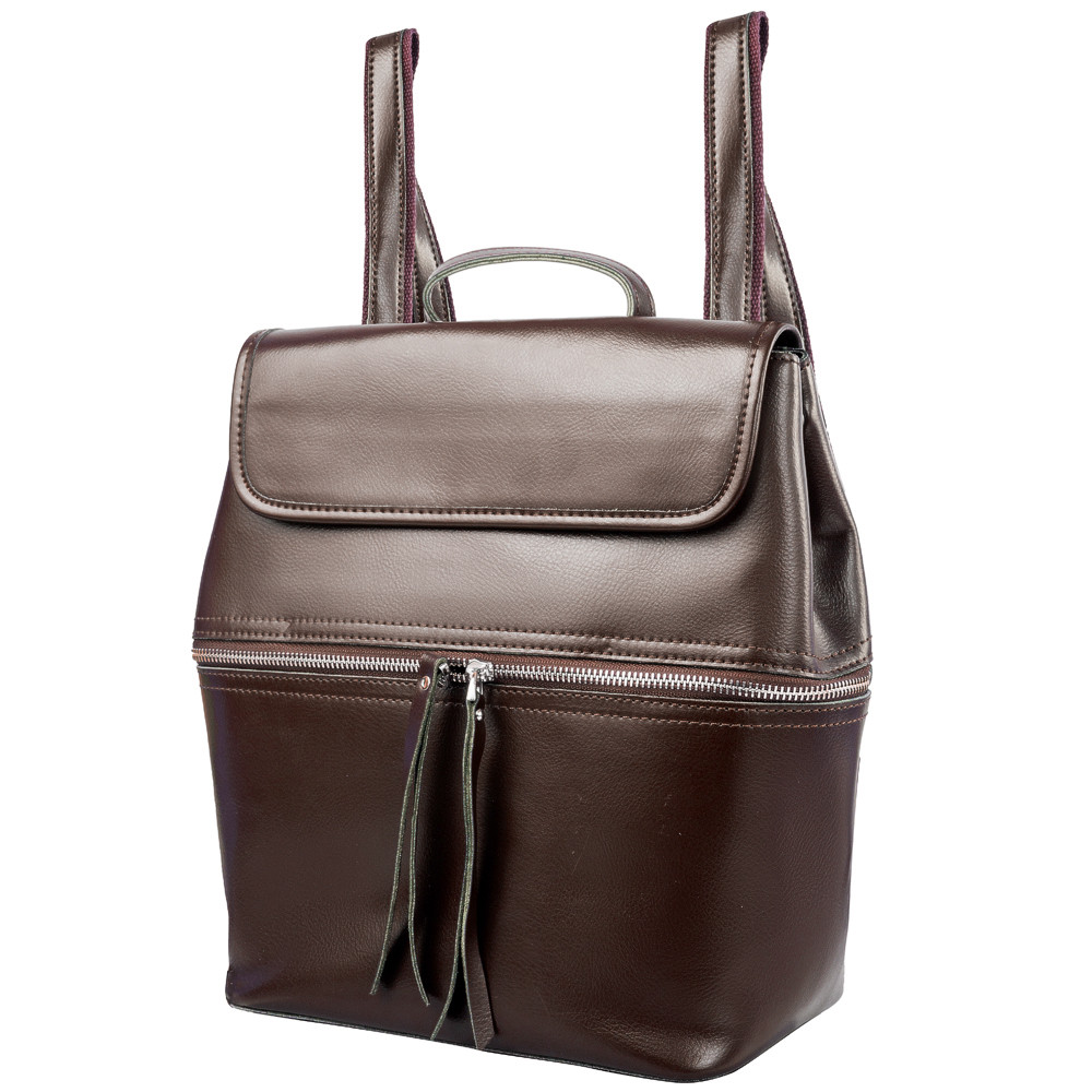 

Женская кожаная сумка-рюкзак (DETAQ271-10) Valiria Fashion 25х33х14,5 см Коричневый 000133953