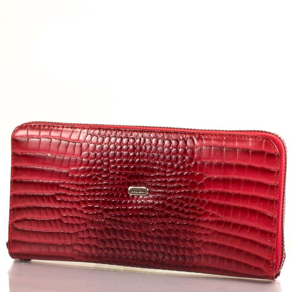 

Женский кожаный кошелек (SHI09-658-1KRLak) Desisan 20х10х3 см Красный 000131823