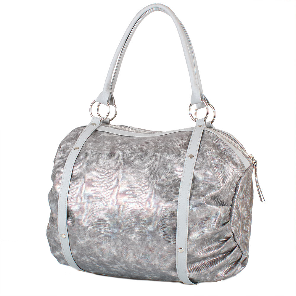 

Женская сумка (LK-10251-silver-snake) Laskara 44х33х20 см Серый 000131868