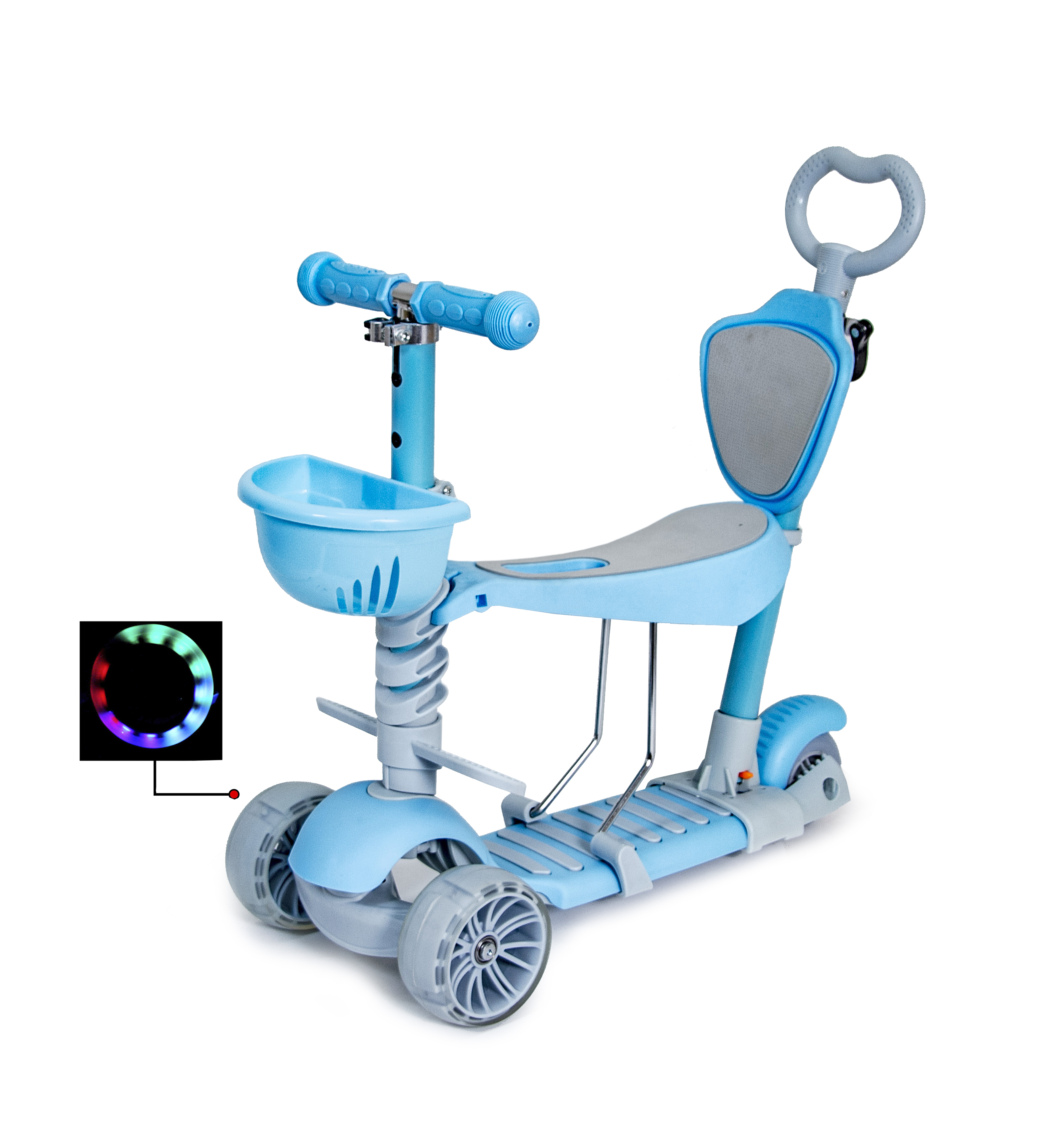 

Самокат Scooter Smart 5в1 Scale Sports Голубой 000125866