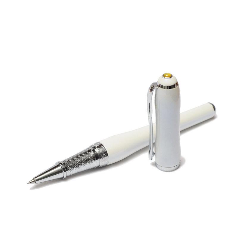 

Ручка роллер подарочная в футляре DUKE 13,5х0,9 см Белый 000138302