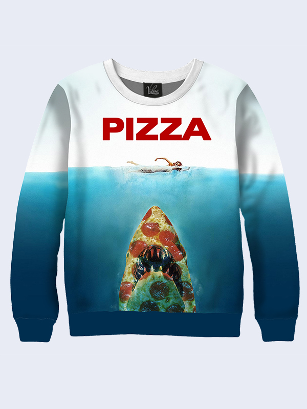

Женский свитшот Pizza shark (9919) Vilno XS (42) 000136505