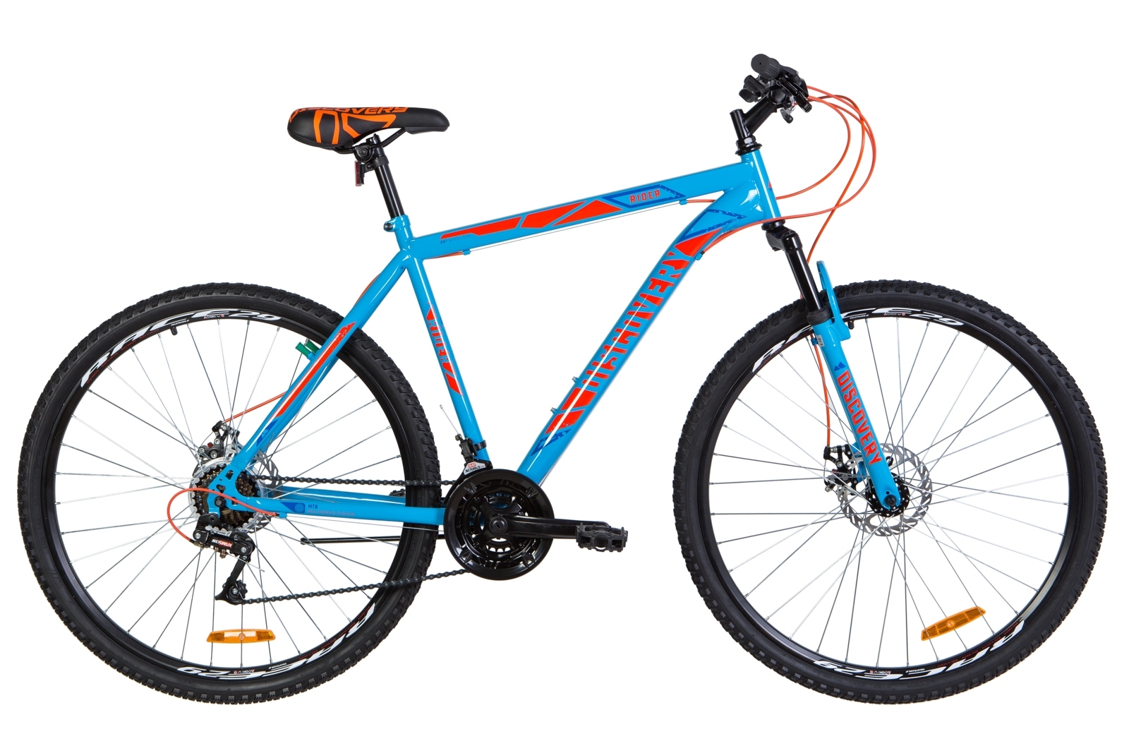 

Велосипед горный найнер 29" Discovery Rider DD 2020 рама 19" сине-оранжевый на рост 170-185 см (OPS-DIS-29-077)