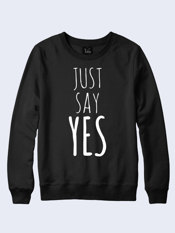 

Женский свитшот Just say Yes (9498) Vilno S (44) 000135336