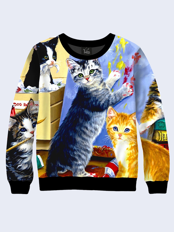 

Мужской свитшот Artists cats (2998) Vilno S 000137932